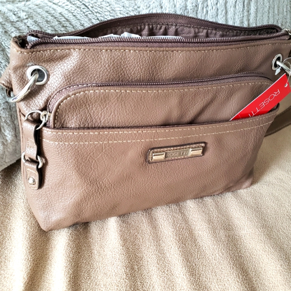 Beige Rosetti crossbody